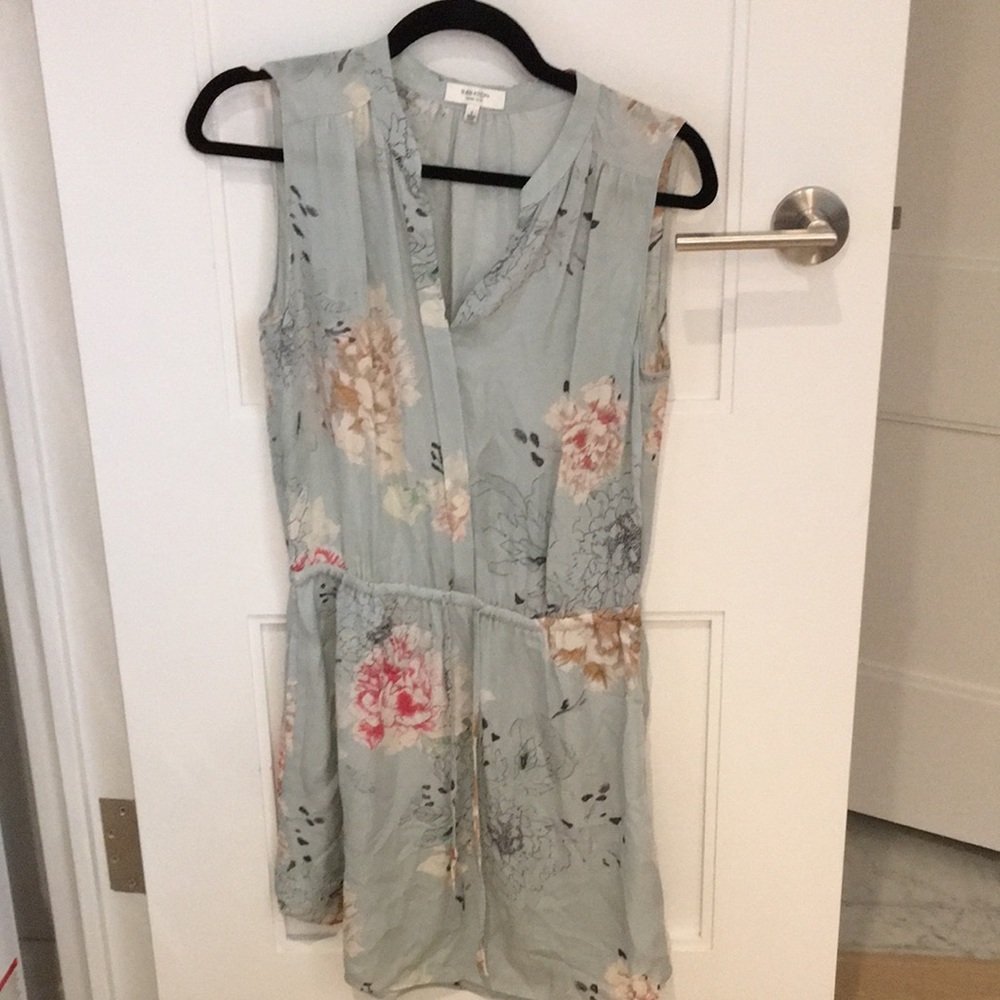 Aritzia Babaton Silk Floral Sleeveless Dress